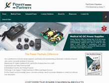 Tablet Screenshot of powerpartners-inc.com